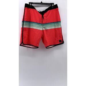 RIP CURL Men's Red Mirage Surf Board Shorts SZ 34(L)